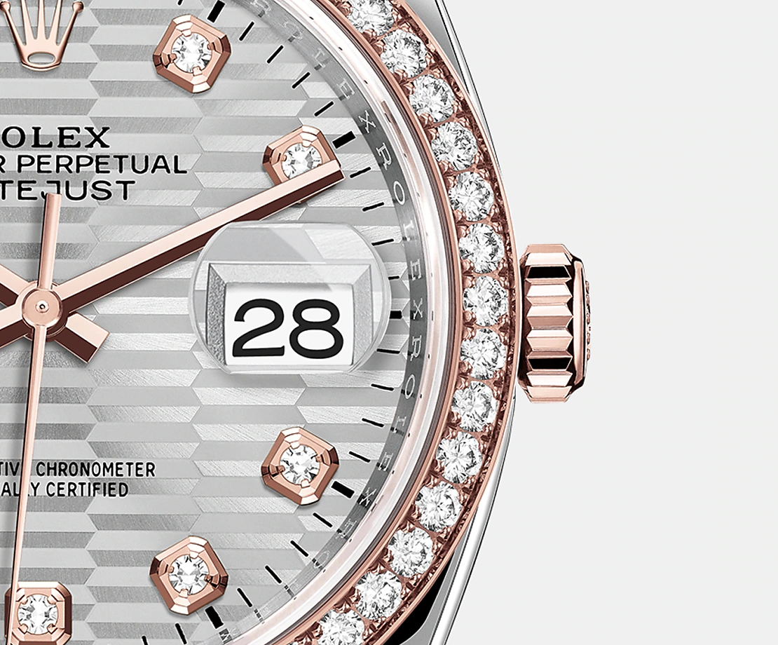 Datejust 36mm, Oystersteel and 18k Everose Gold, Ref# 126281rbr-0027