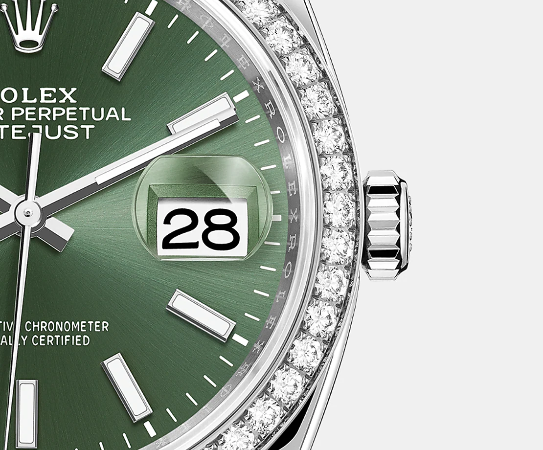 Datejust 36mm, Oystersteel and 18k White Gold, Ref# 126284rbr-0043