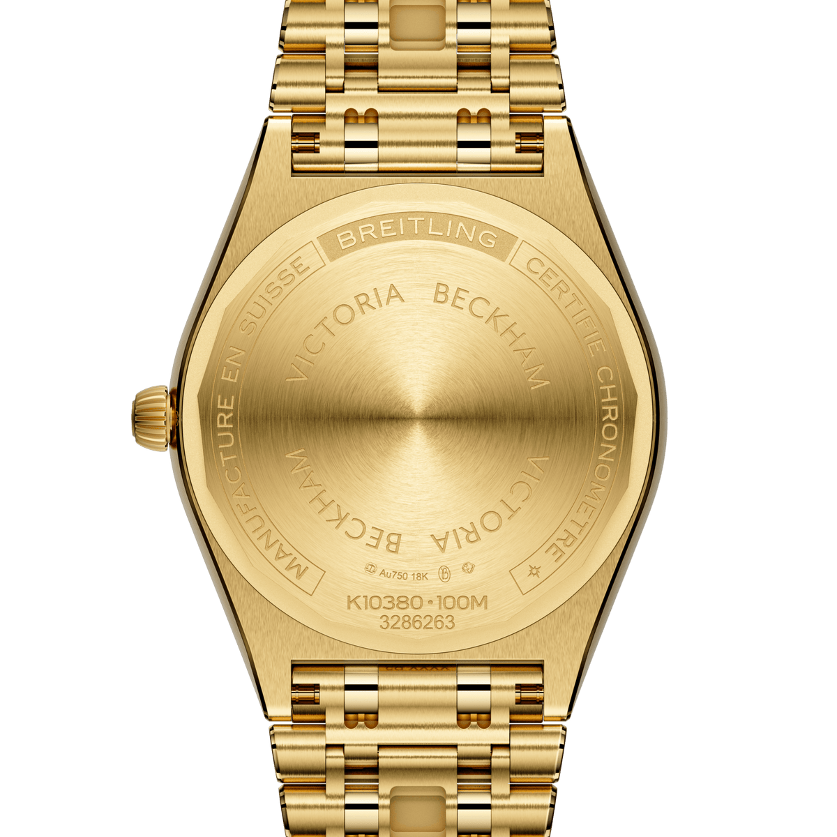 Breitling Chronomat Automatic 36 Victoria Beckham, 18k Yellow Gold, Ref# K103801A1A1K1, Unworn 2024