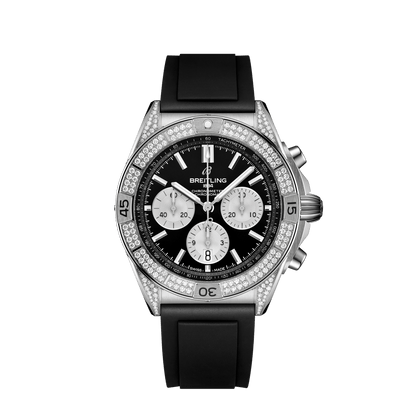 Breitling Chronomat B01 42, Stainless Steel and Diamonds, Ref# AB0134721B1S1, Unworn 2024