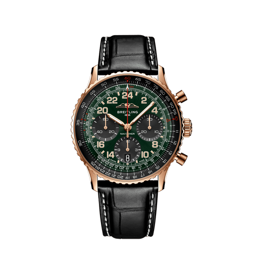 Breitling Navitimer B12 Chronograph 41 Cosmonaute, 18k Red Gold, Ref# RB12302A1L1P1, Unworn 2024