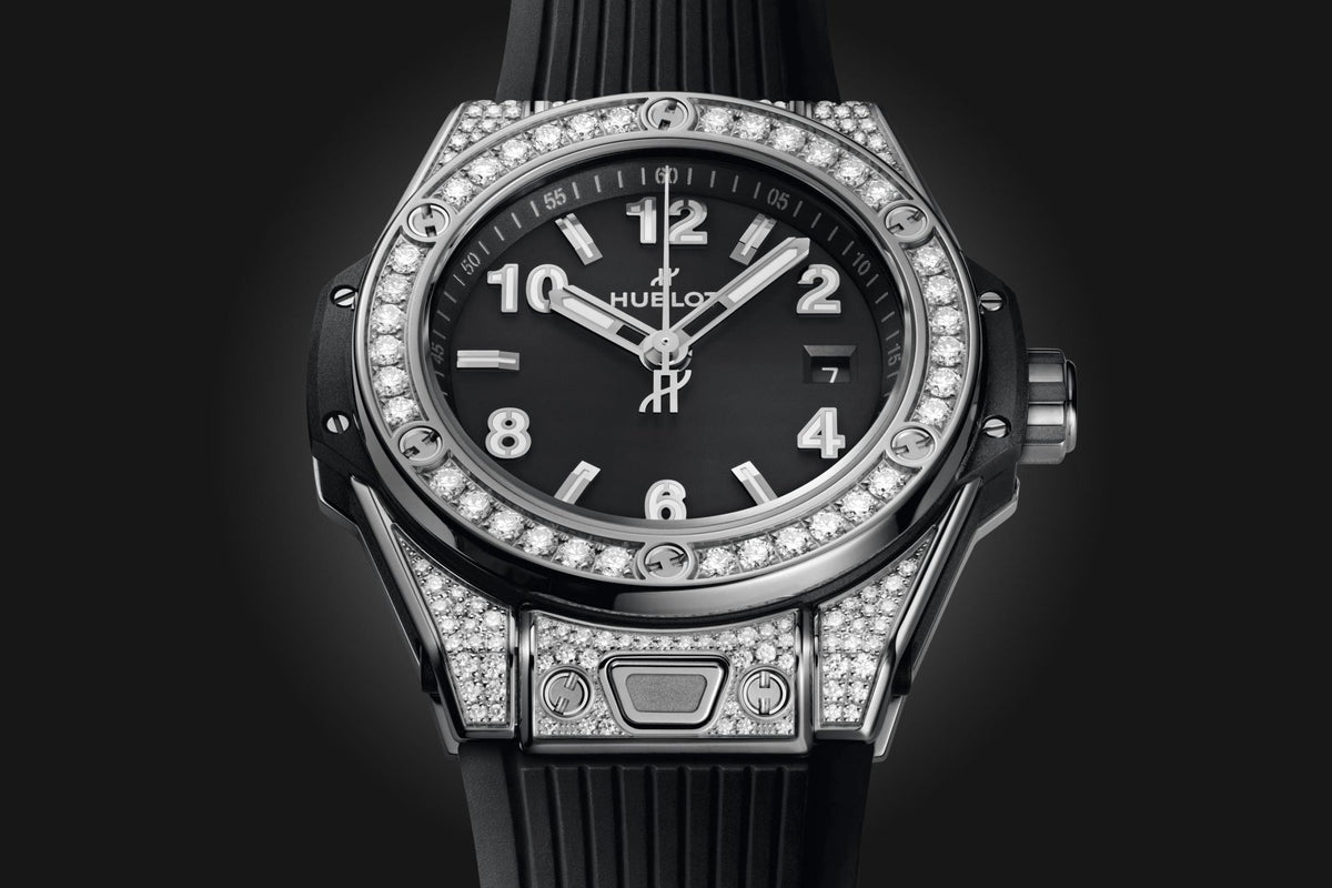 Hublot Big Bang ONE CLICK STEEL PAVÃ‰ Ref# 485.SX.1170.RX.1604
