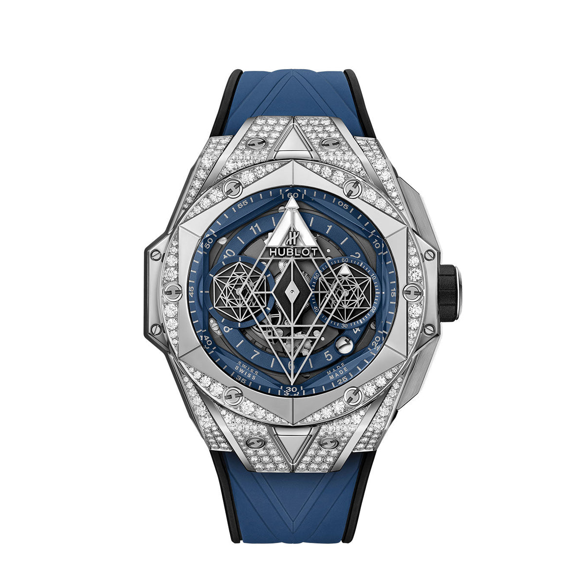 Hublot Big Bang Sang Bleu II Titanium Blue Pavé, Reference 418.NX.5107.RX.1604.MXM20