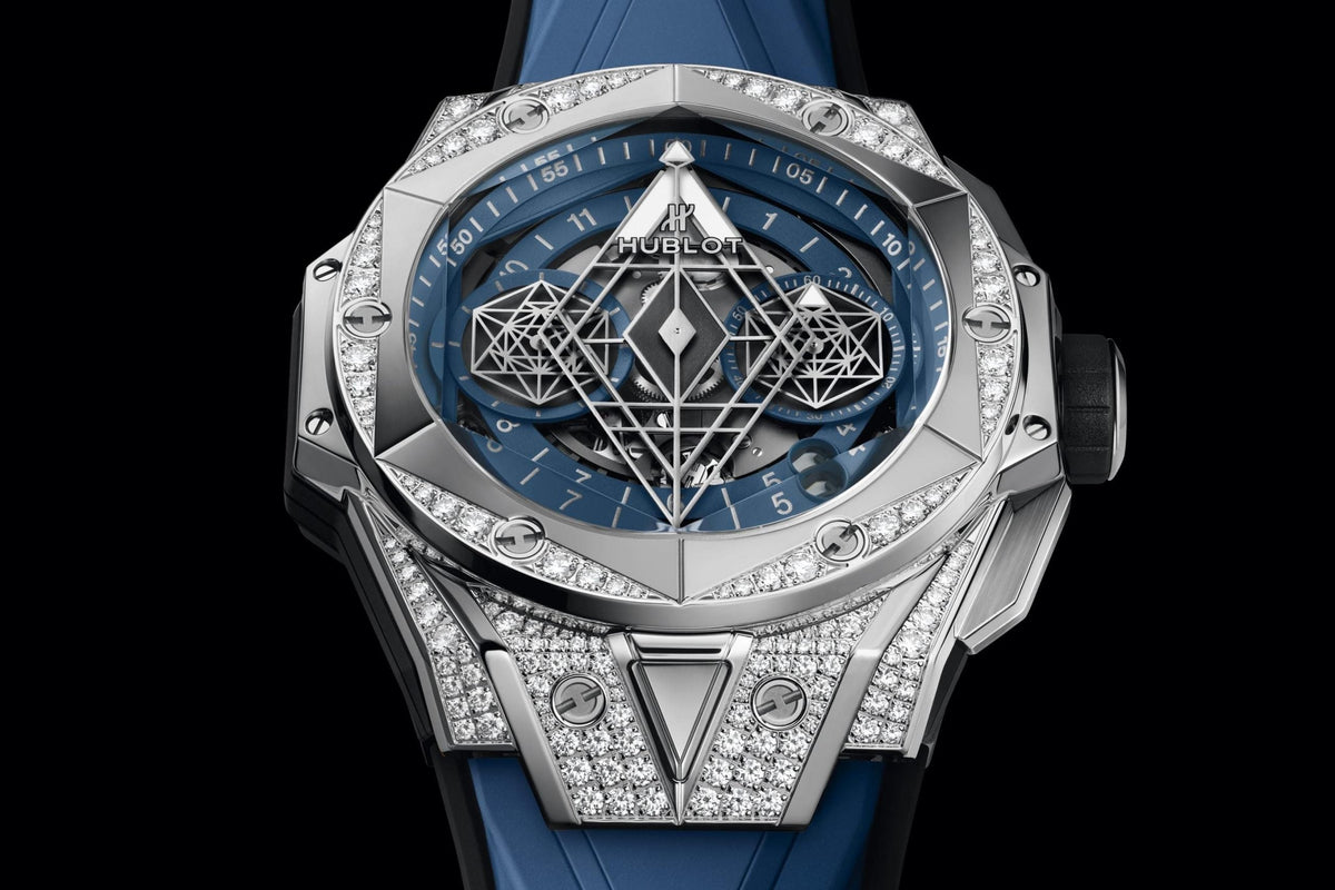 Hublot Big Bang Sang Bleu II Titanium Blue Pavé, Reference 418.NX.5107.RX.1604.MXM20