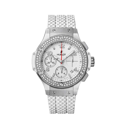Hublot Big Bang, Steel White Diamonds Chronograph, 41 mm, Ref# 342.SE.230.RW.114
