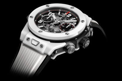 Hublot Big Bang Unico White ceramic, 42mm, Ref# 441.HX.1170.RX