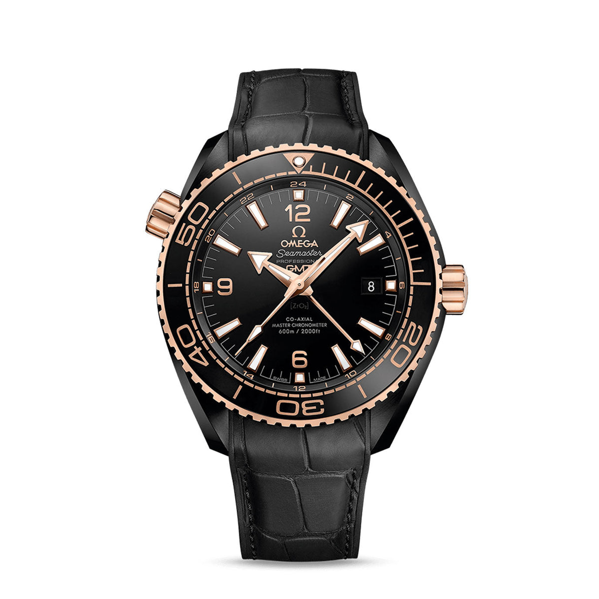 Omega Seamaster PLANET OCEAN 600M COâ€‘AXIAL MASTER CHRONOMETER GMT Ref# 215.63.46.22.01.001