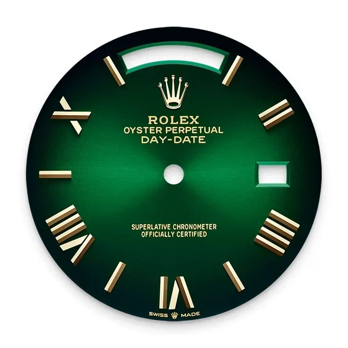 Day-Date 40 Oyster, 40 mm, Yellow Gold, Green Ombré Dial, Ref# 228238-0069