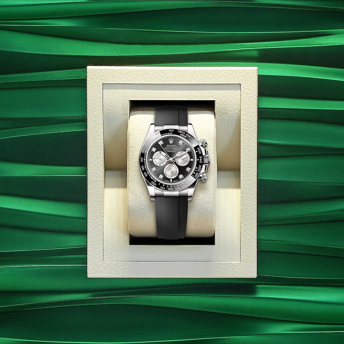 Cosmograph Daytona 40mm, 18k White Gold, Ref# 126519ln-0004