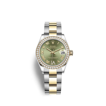 Datejust 31, Oystersteel, 18kt Yellow Gold and diamonds, Ref# 278383RBR-0015