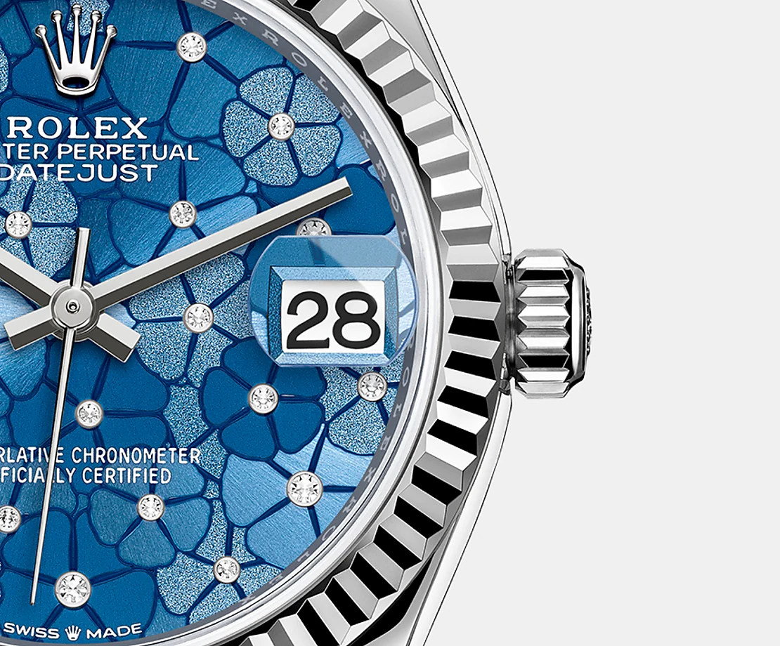 Datejust 31mm, Oystersteel and 18k White Gold and Diamonds, Ref# 278274-0036