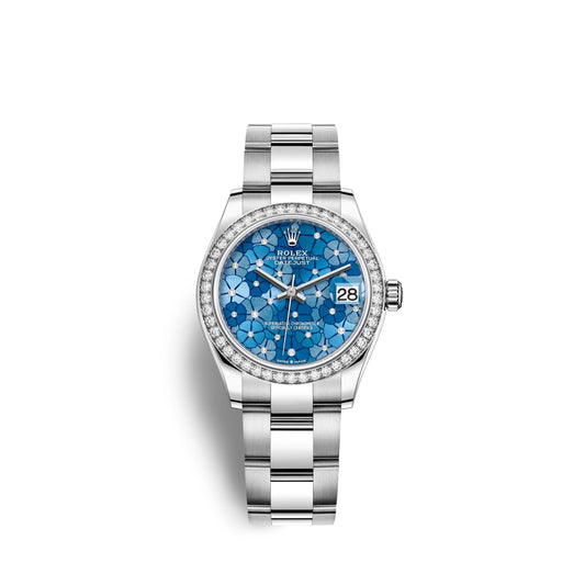 Datejust 31mm, Oystersteel and 18k White Gold with Diamonds, Ref# 278384rbr-0039