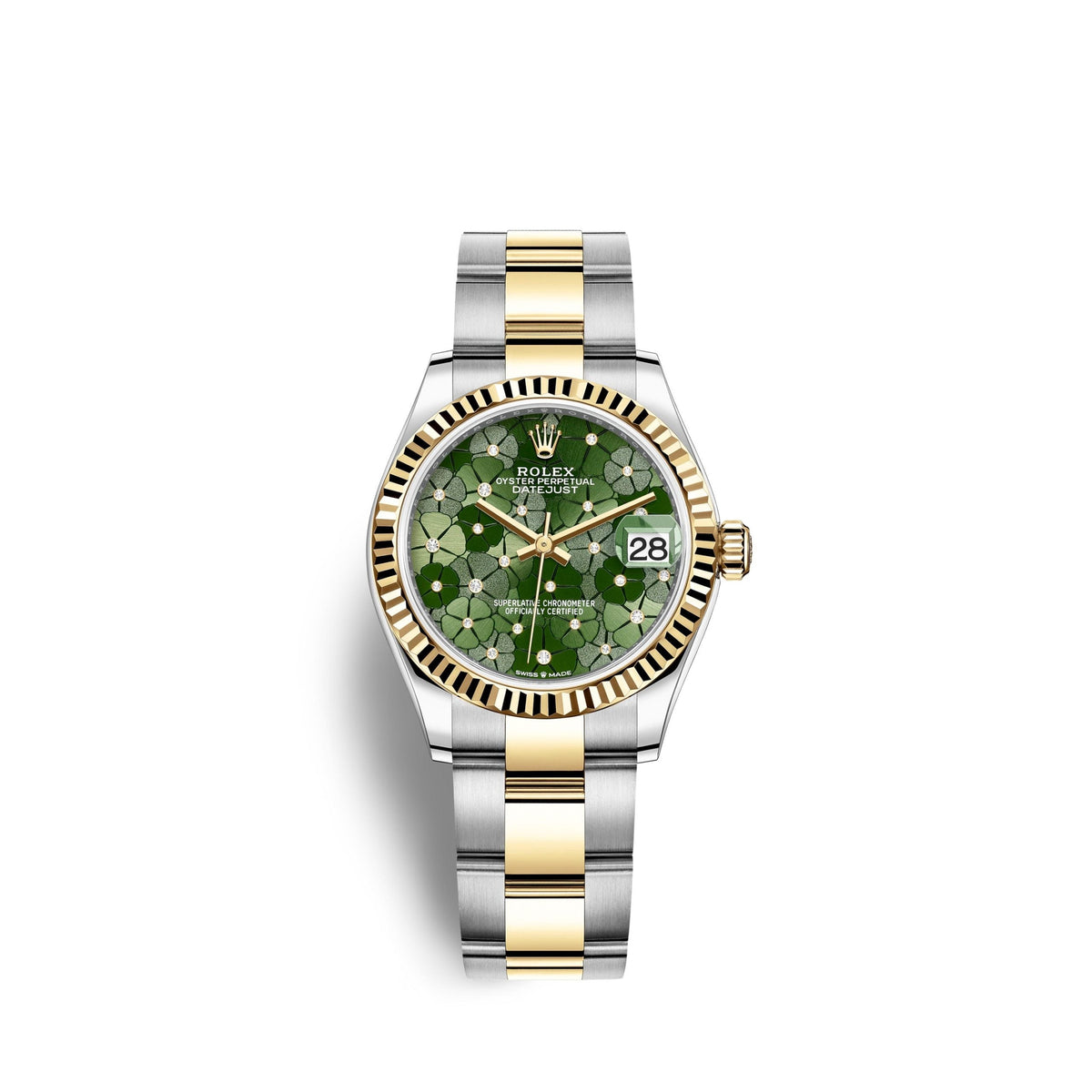 Datejust 31mm, Oystersteel and 18k Yellow Gold and Diamonds, Ref# 278273-0031