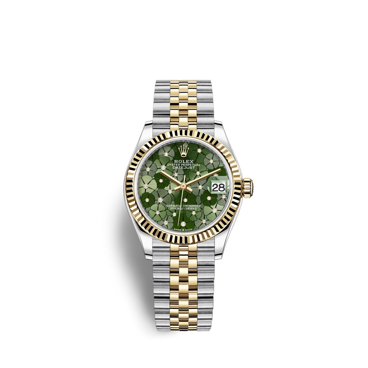 Datejust 31mm, Oystersteel and 18k Yellow Gold and Diamonds, Ref# 278273-0032