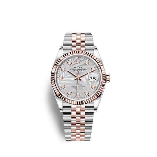 Datejust 36mm, Oystersteel and 18k Everose Gold, Ref# 126231-0037