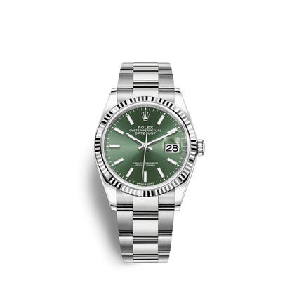 Datejust 36mm, Oystersteel and 18k White Gold, Ref# 126234-0052