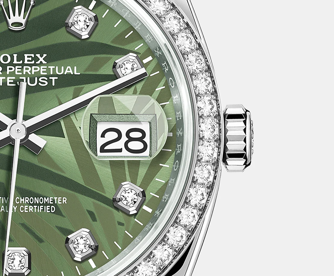 Datejust 36mm, Oystersteel and 18k White Gold, Ref# 126284rbr-0048