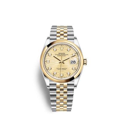 Datejust 36mm, Oystersteel and 18k Yellow Gold, Ref# 126203-0045