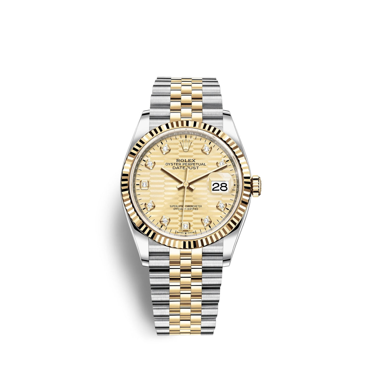Datejust 36mm, Oystersteel and 18k Yellow Gold, Ref# 126233-0045