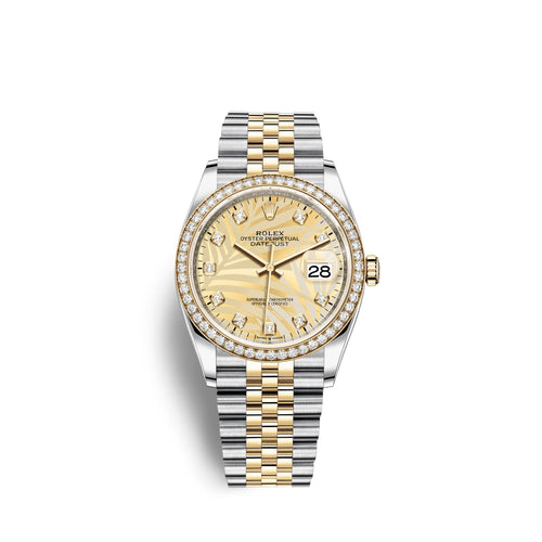 Datejust 36mm, Oystersteel and 18k Yellow Gold, Ref# 126283rbr-0029