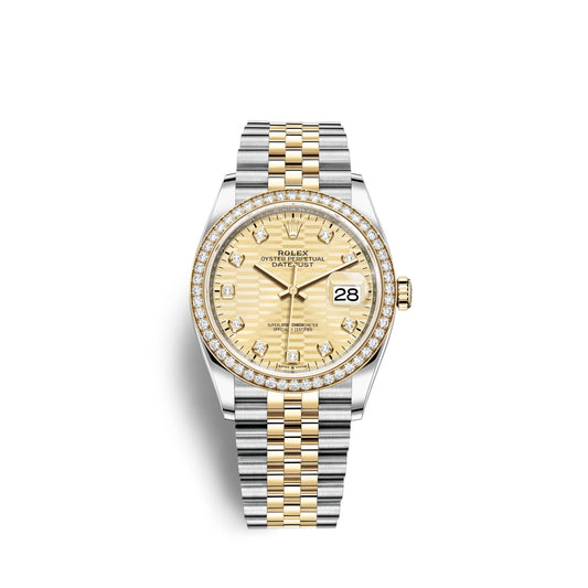 Datejust 36mm, Oystersteel and 18k Yellow Gold, Ref# 126283rbr-0031