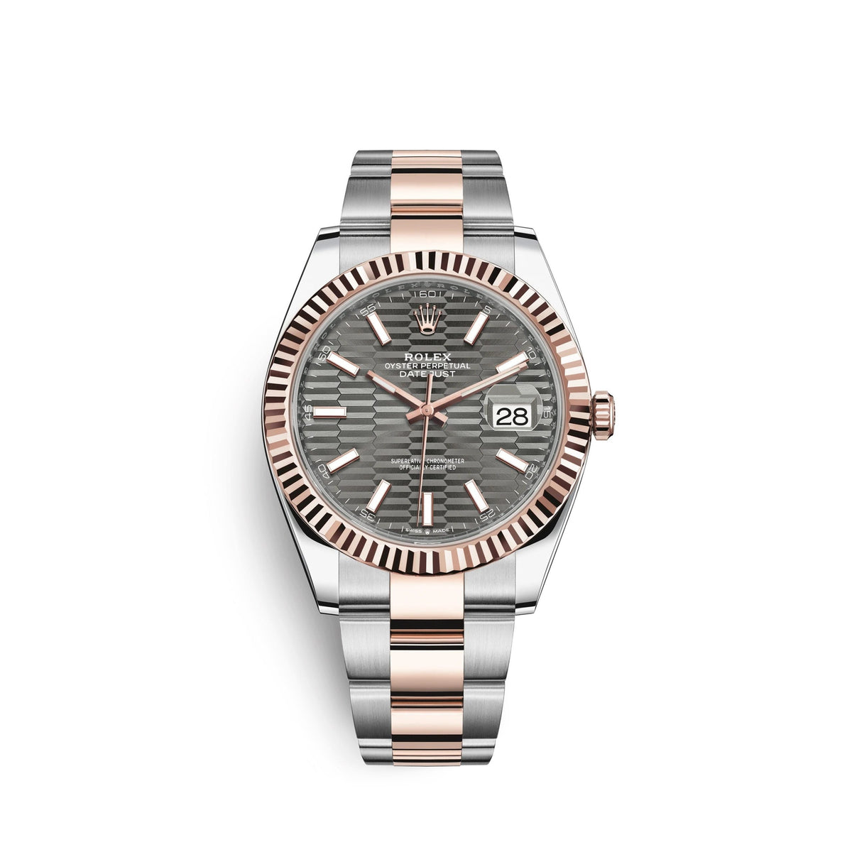Datejust 41mm, Oystersteel and 18k Everose Gold, Ref# 126331-0019