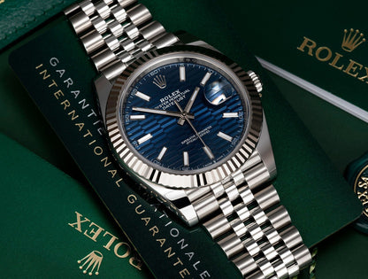 Datejust M126334-0002 Oyster, 41 mm, Oystersteel and White Gold