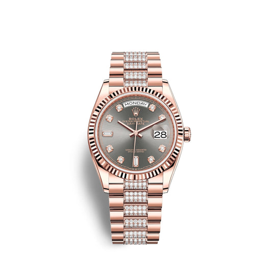 Day-Date, 36mm, 18k Everose Gold, Ref# 128235-0051