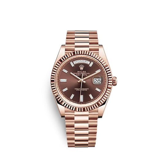 Day-Date 40 18 ct Everose gold Ref# 228235-0003