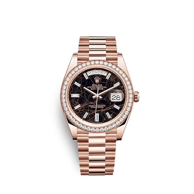 Day-Date 40 Everose gold Ref# 228345RBR-0016