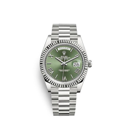 Day-Date 40 White gold Ref# 228239-0033