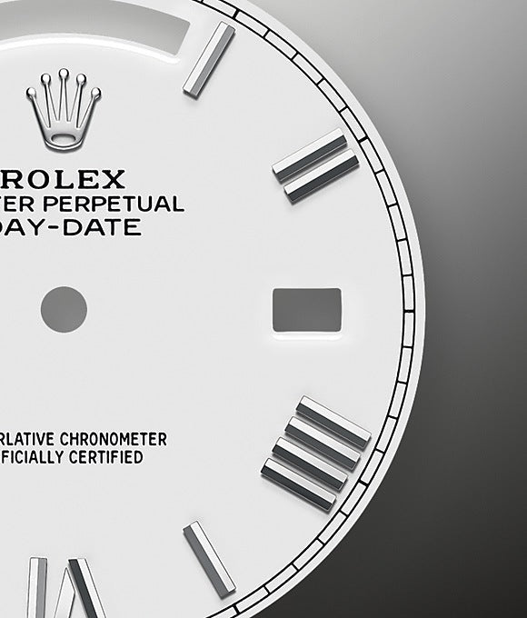 Day-Date 40 White gold Ref# 228239-0046