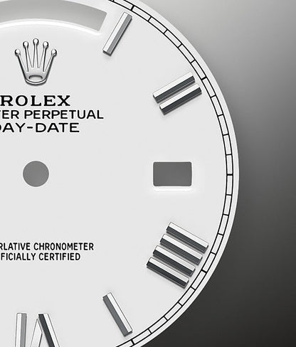 Day-Date 40 White gold Ref# 228239-0046