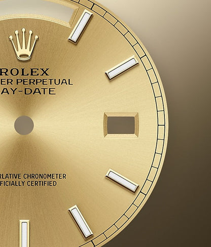 Day-Date 40 Yellow gold Ref# 228348RBR-0008