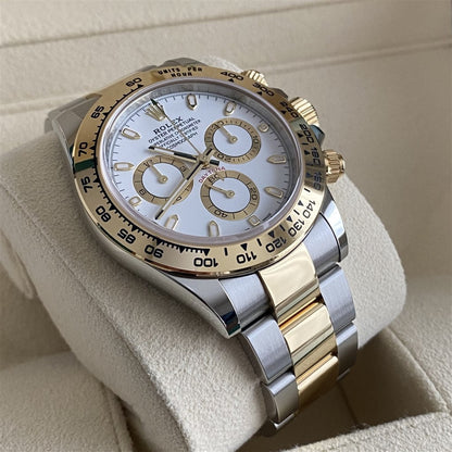 Daytona Steel & Gold White Dial 116503