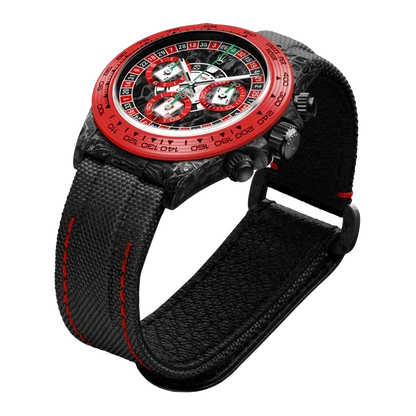 Diw Daytona carbon lucky player 2 (casino v.2) 40mm oyster black