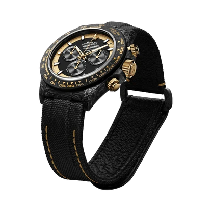 Diw Daytona cream invert gold 40mm oyster black