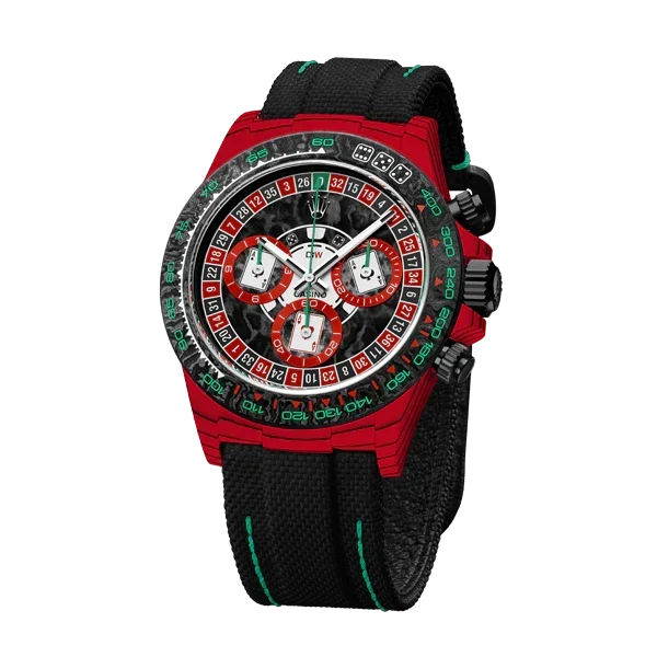 Diw Daytona quartz fiber lucky player 3 (casino v.3) 40mm red quartz