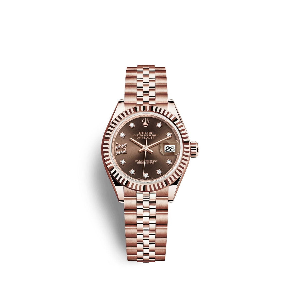 Lady-Datejust 28, 18k Everose Gold, Ref# 279175-0004