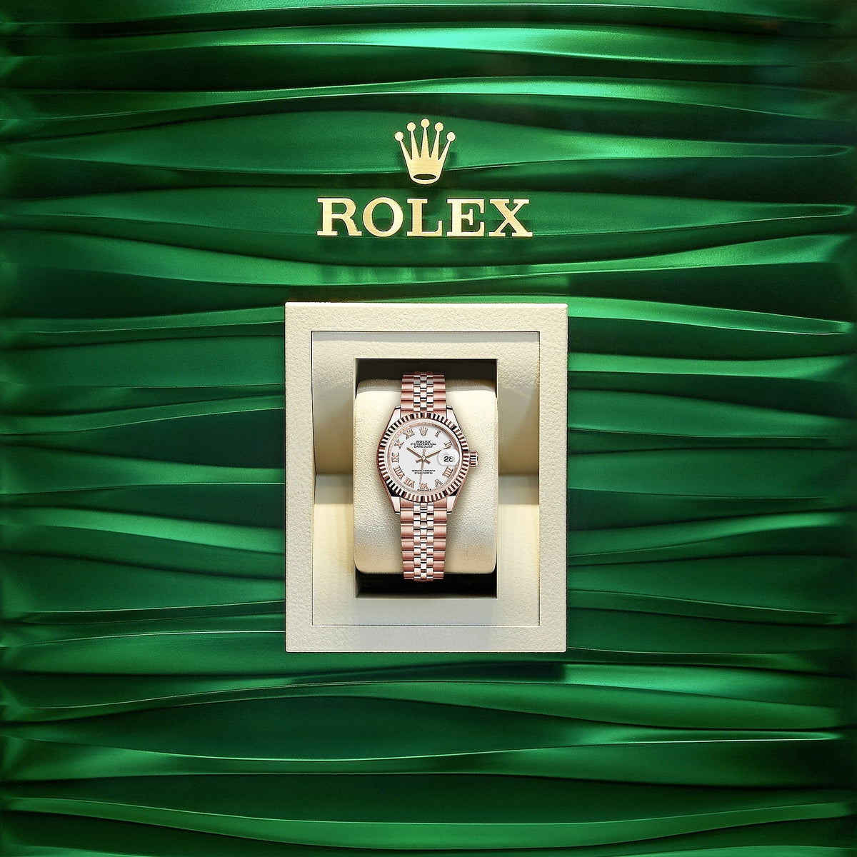 Lady-Datejust 28, 18k Everose Gold, Ref# 279175-0022