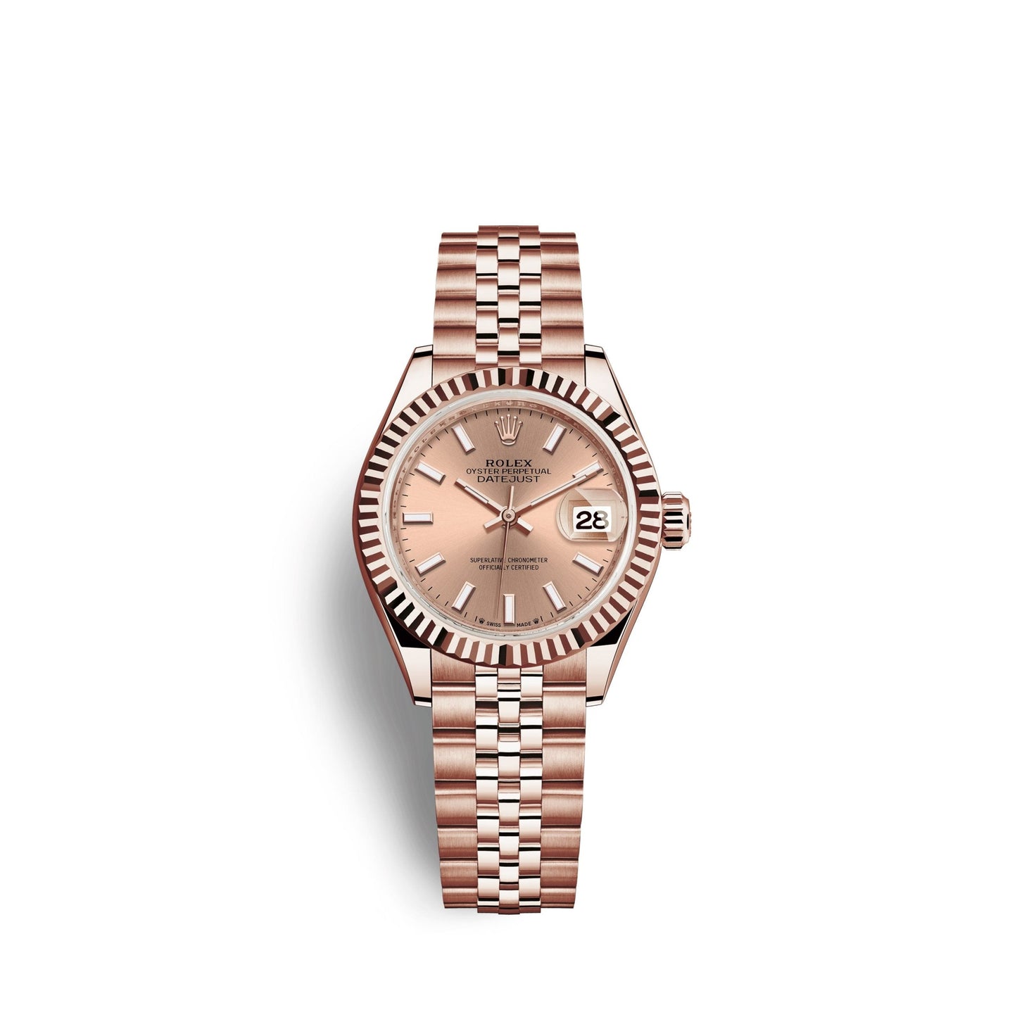 Lady-Datejust 28, 18k Everose Gold, Ref# 279175-0026