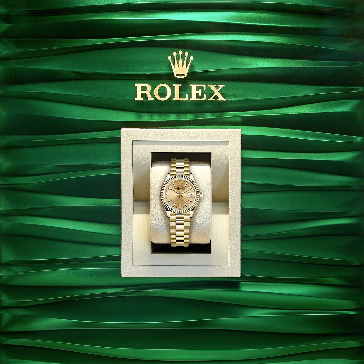 Lady-Datejust 28, 18k Yellow Gold, Ref# 279178-0001