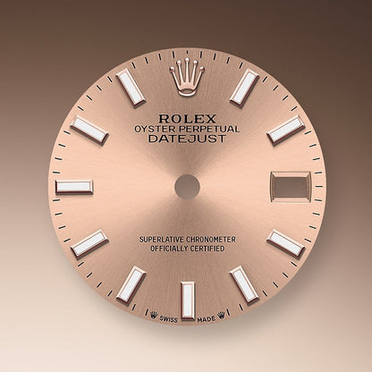 Lady-Datejust 28, Oystersteel and 18k Everose Gold, Ref# 279381RBR-0023