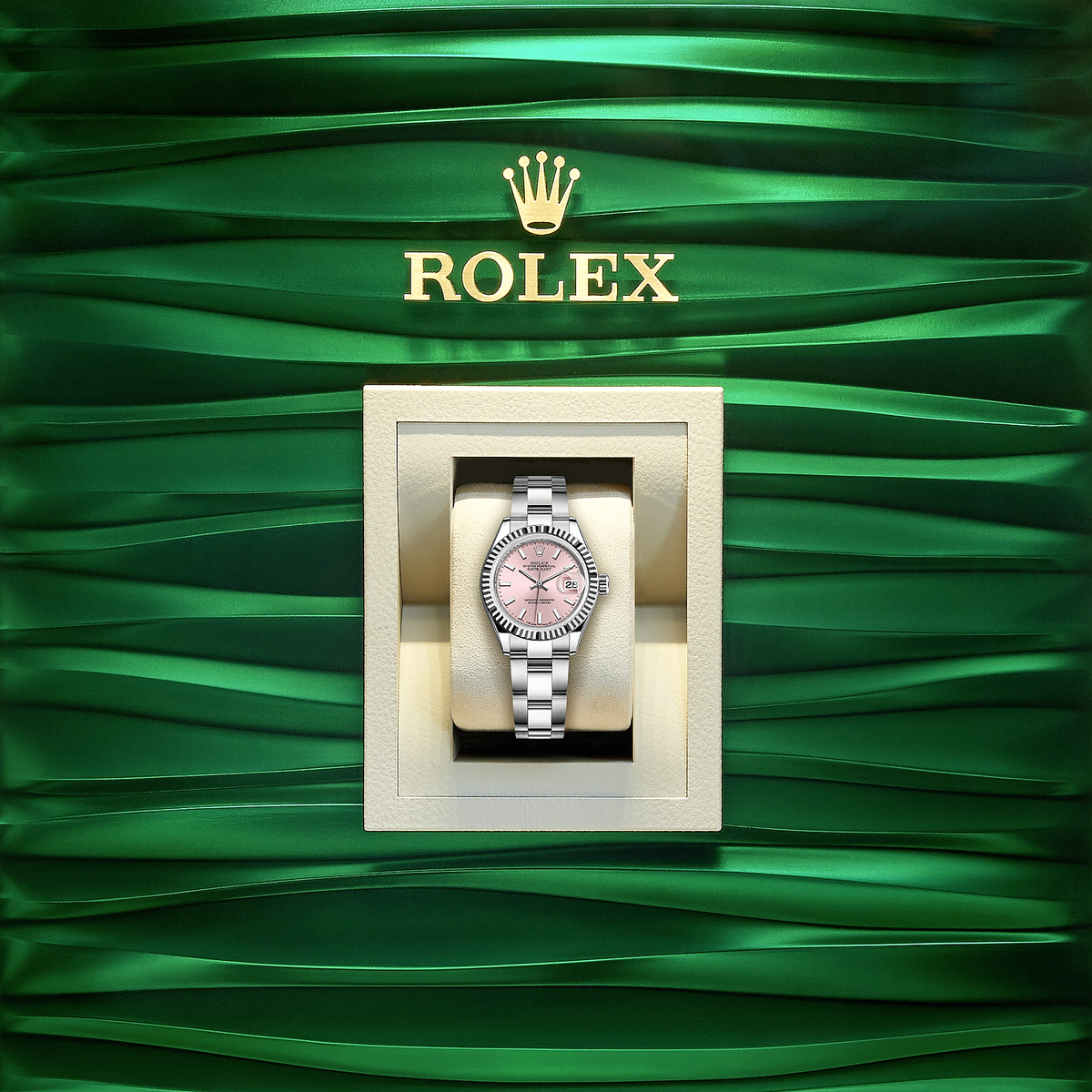 Lady-Datejust 28, Oystersteel and 18k White Gold, Ref# 279174-0002