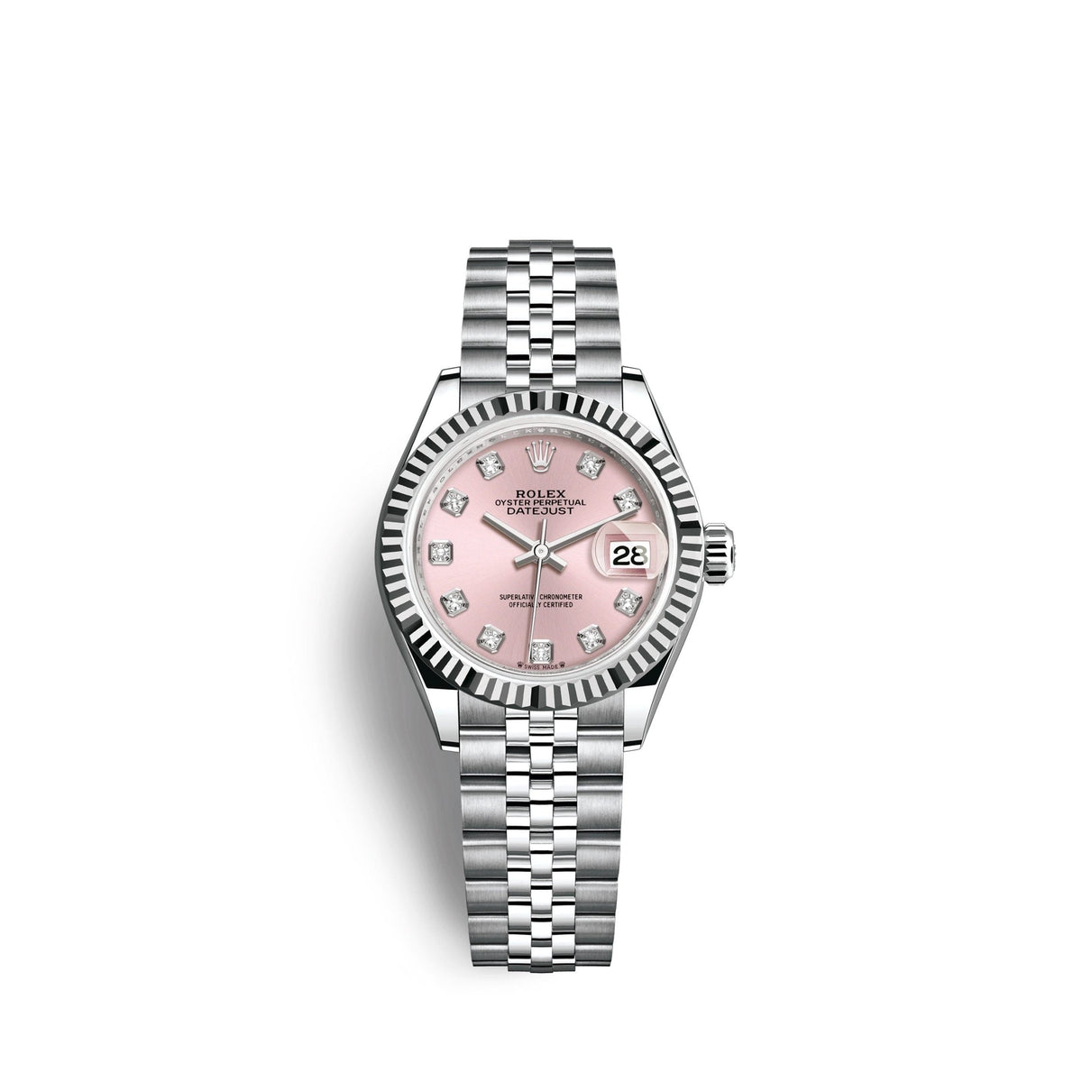 Lady-Datejust 28, Oystersteel and 18k White Gold, Ref# 279174-0003