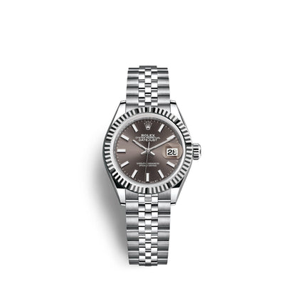 Lady-Datejust 28, Oystersteel and 18k White Gold, Ref# 279174-0011