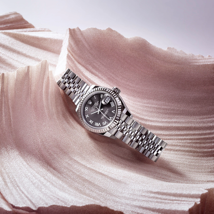 Lady-Datejust 28, Oystersteel and 18k White Gold, Ref# 279174-0013