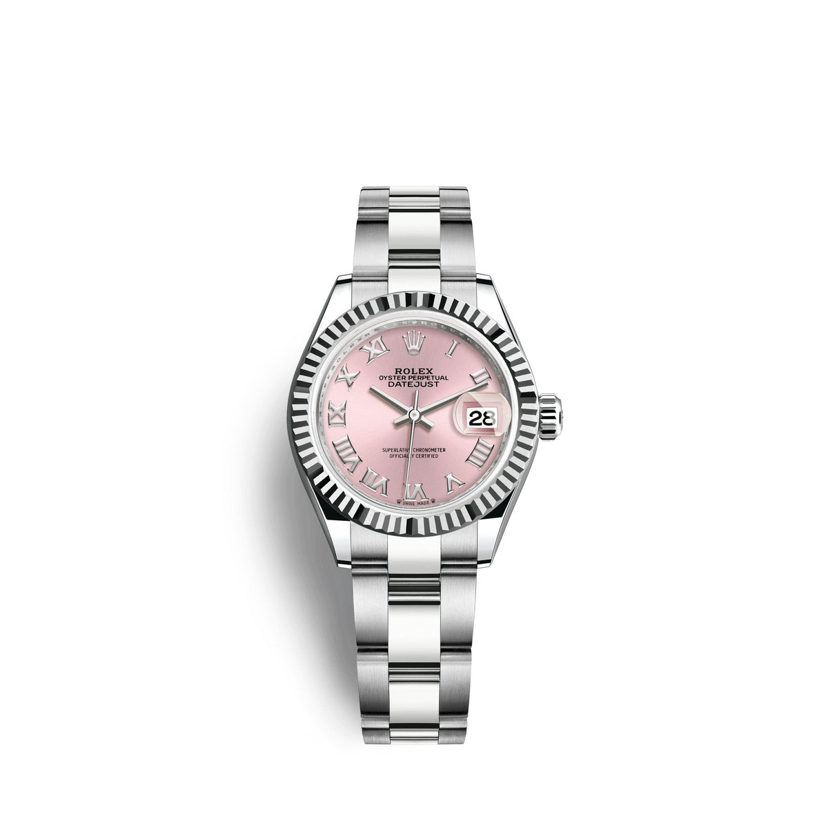 Lady-Datejust 28, Oystersteel and 18k White Gold, Ref# 279174-0018