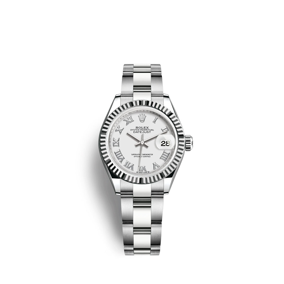 Lady-Datejust 28, Oystersteel and 18k White Gold, Ref# 279174-0020