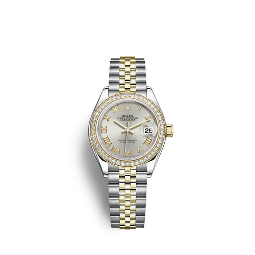 Lady-Datejust 28, Oystersteel and 18k Yellow Gold, Ref# 279383RBR-0005